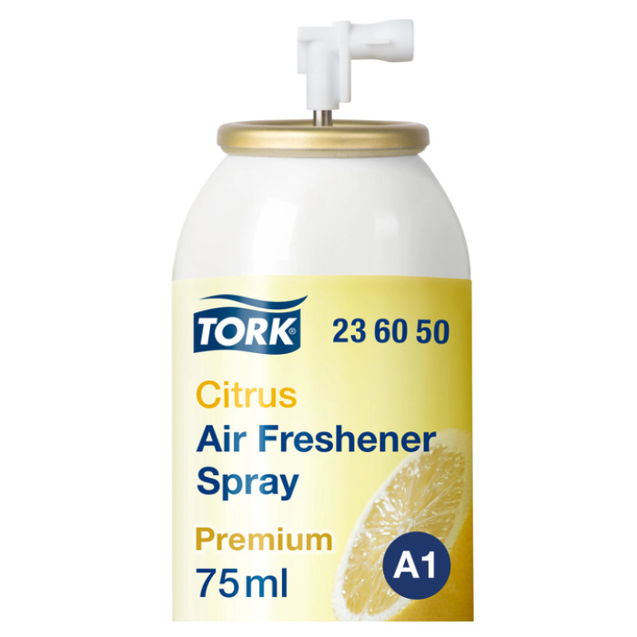 Luchtverfrisser Tork A1 Premium spray citrus 236050