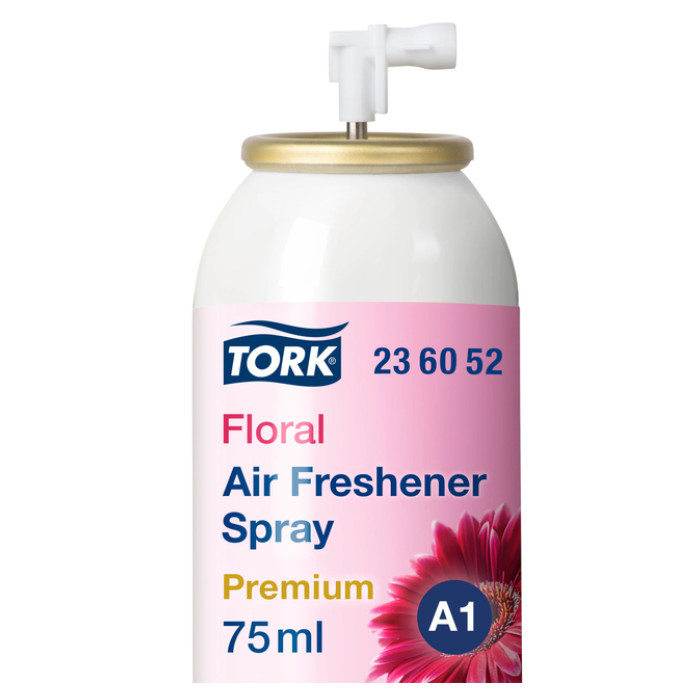 Luchtverfrisser Tork A1 Premium spray bloemen 236052
