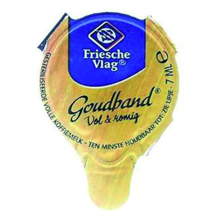 Koffiemelk Friesche Vlag goudband cups 10x7.5 gram