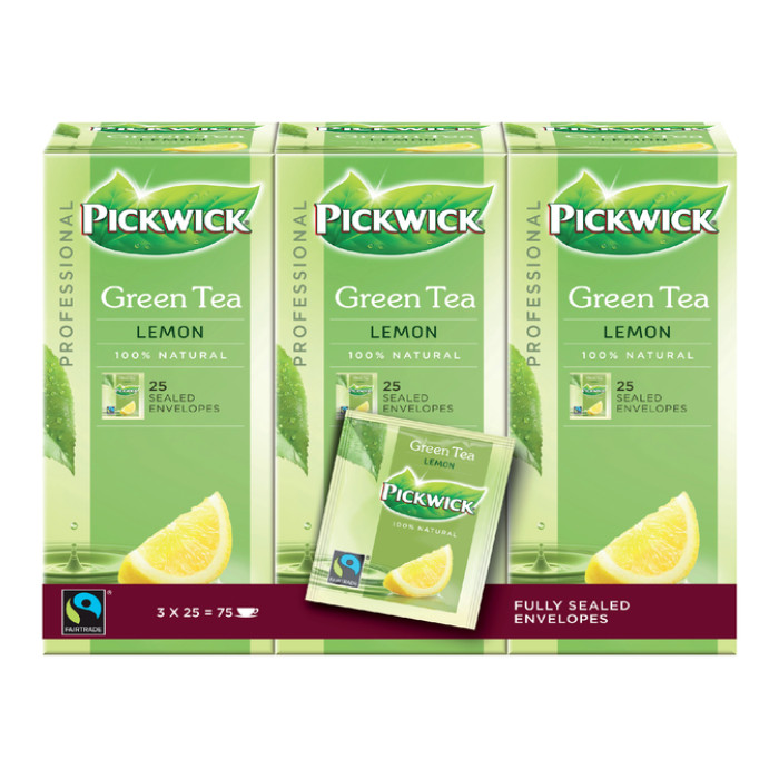 Thee Pickwick Fair Trade green lemon 25x1.5gr