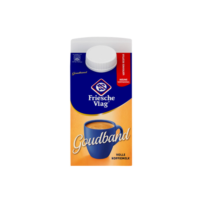 Koffiemelk Friesche Vlag goudband 455ml