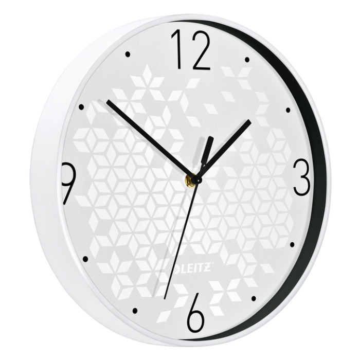Wandklok Leitz WOW Ø29cm wit