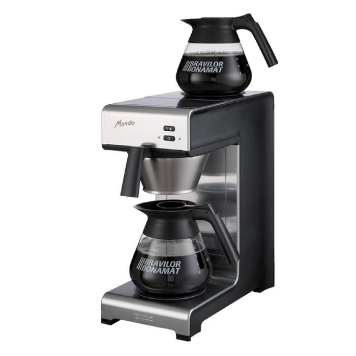Koffiezetapparaat Bravilor Mondo inclusief 2 glazen kannen