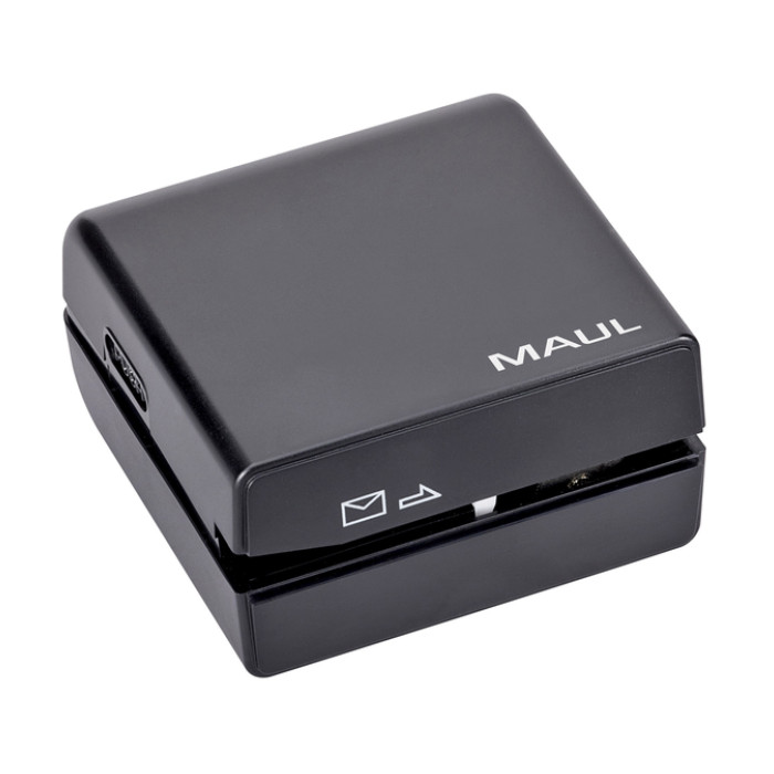 Briefopener MAUL Electrisch incl 4 batterijen 74x70x40mm blister