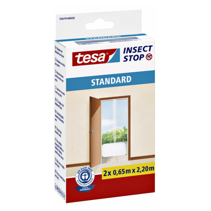 Insectenhor tesa® Insect Stop STANDARD deur 2x 0,65x2,20m antraciet