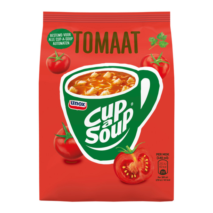 Cup-a-Soup Unox machinezak tomaat 140ml