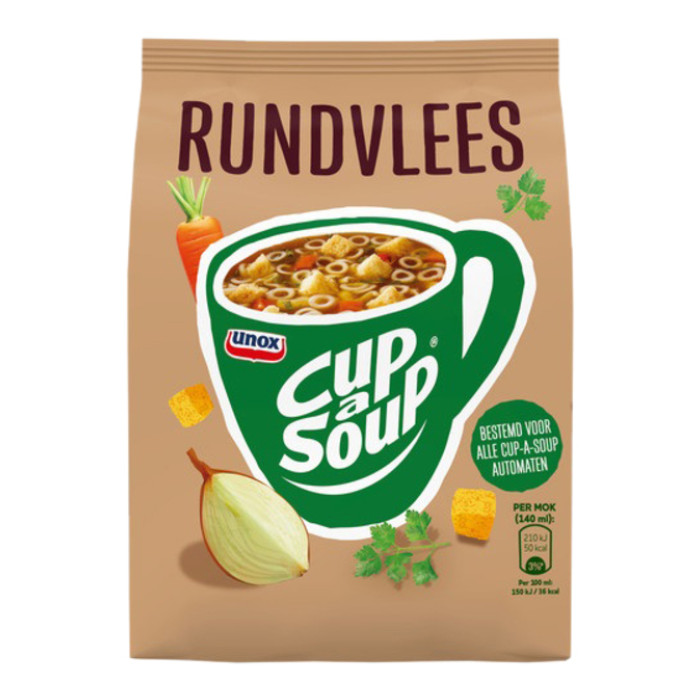 Cup-a-Soup Unox machinezak rundvlees 140ml
