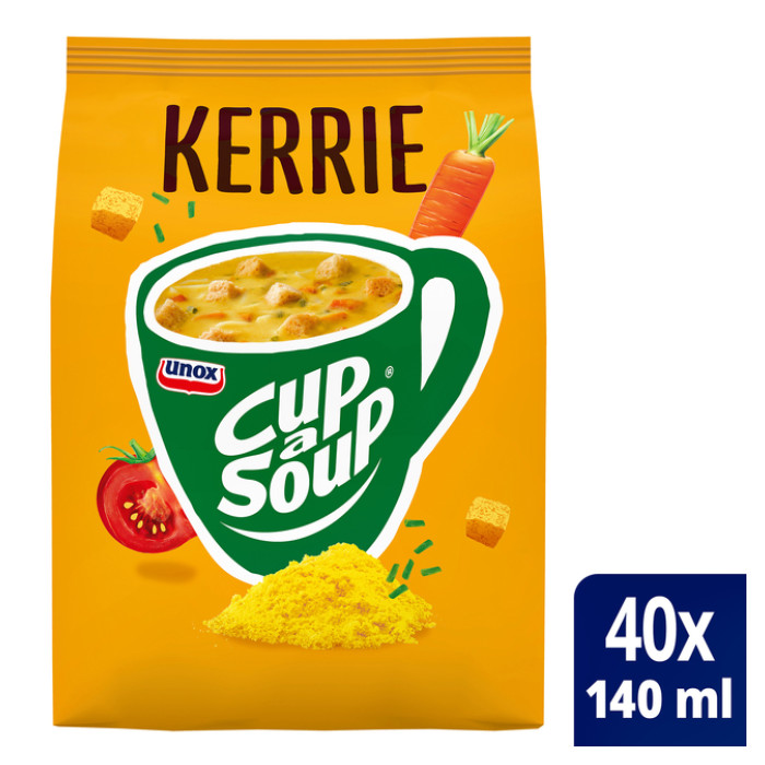 Cup-a-Soup Unox machinezak kerrie 140ml