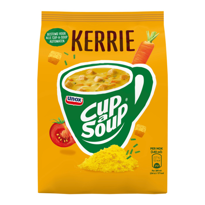 Cup-a-Soup Unox machinezak kerrie 140ml