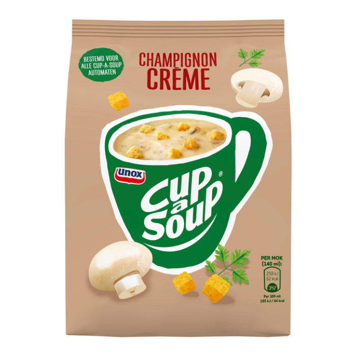Cup-a-Soup Unox machinezak champignon crème 140ml