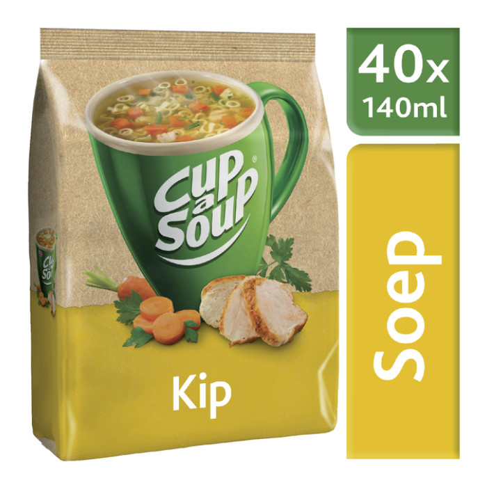 Cup-a-Soup Unox machinezak kip 140ml