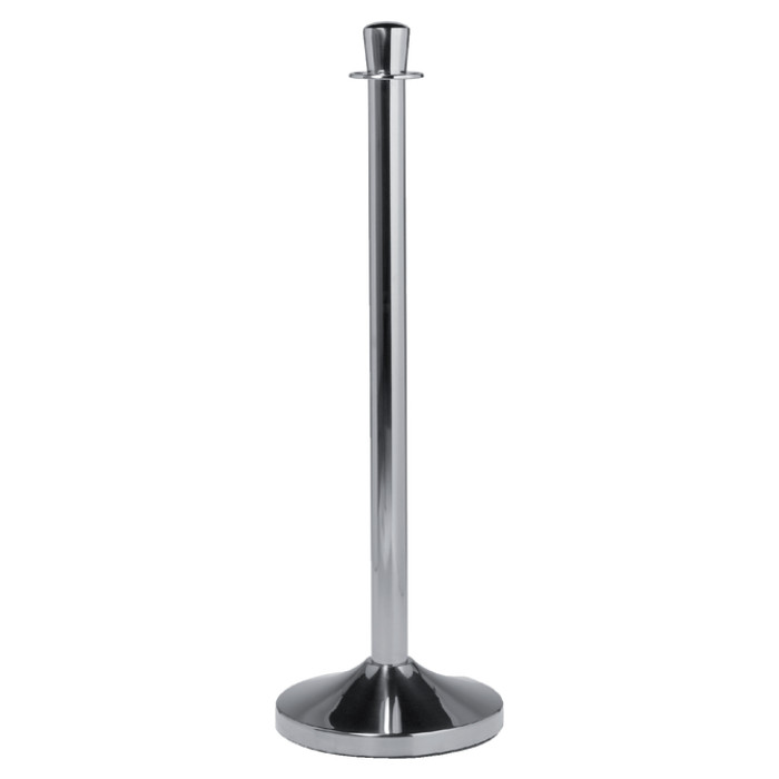 Afzetpaal Securit 100cm met voet chroom