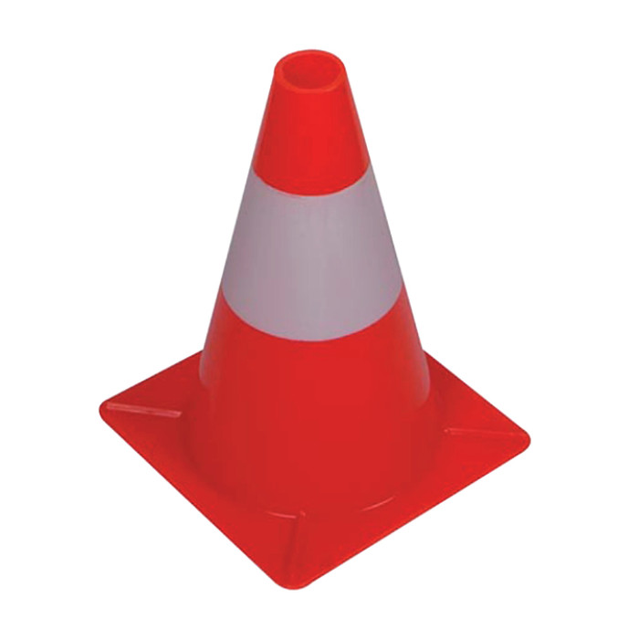 Afbakeningskegel 30cm rood wit