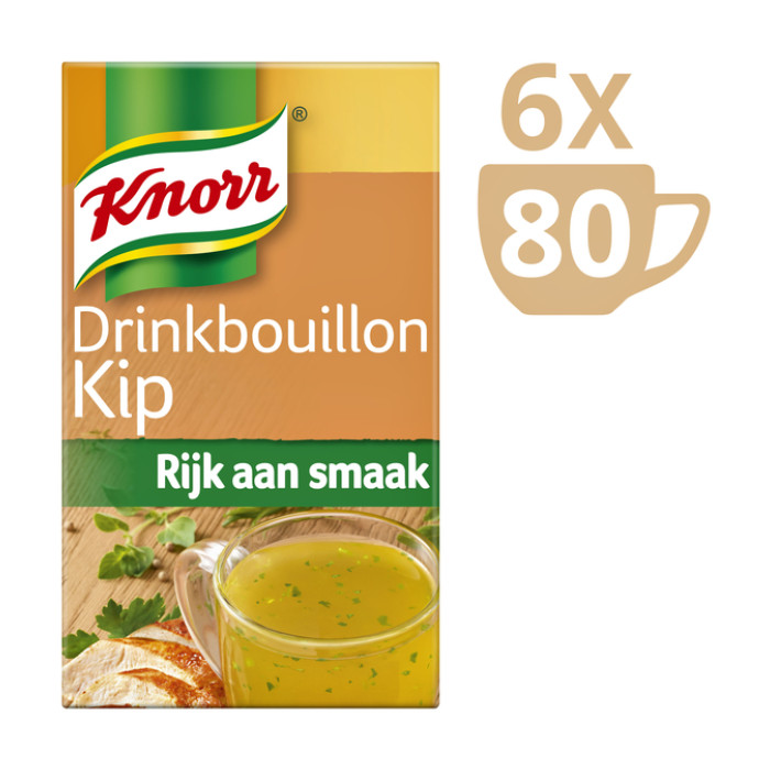 Drinkbouillon Knorr kip tuinkruiden 80 stuks