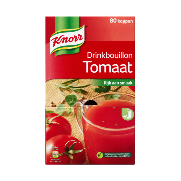 Drinkbouillon Knorr tomaat 80 stuks