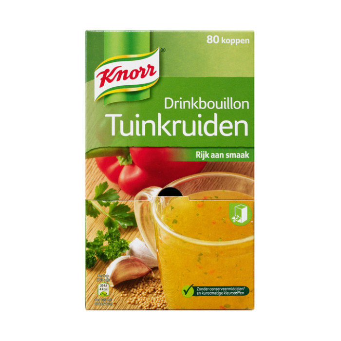 Drinkbouillon Knorr tuinkruiden 80 stuks