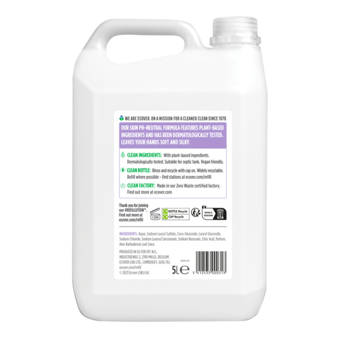 Handzeep Ecover lavendel 5 liter