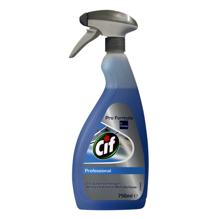 Glas- en interieurreiniger Cif professional spray 750ml