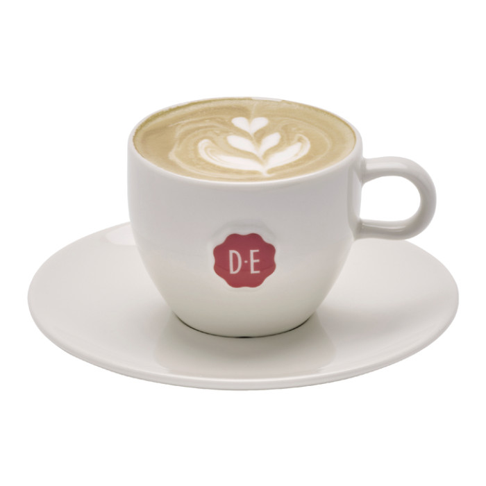 Kopje Douwe Egberts cappuccino 180ml wit 12 stuks