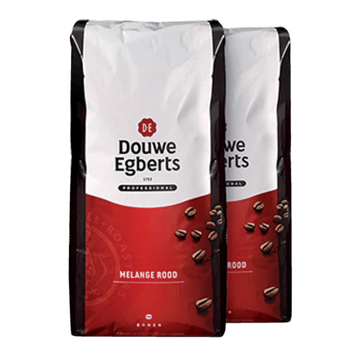 Koffie Douwe Egberts bonen Melange Rood 3kg