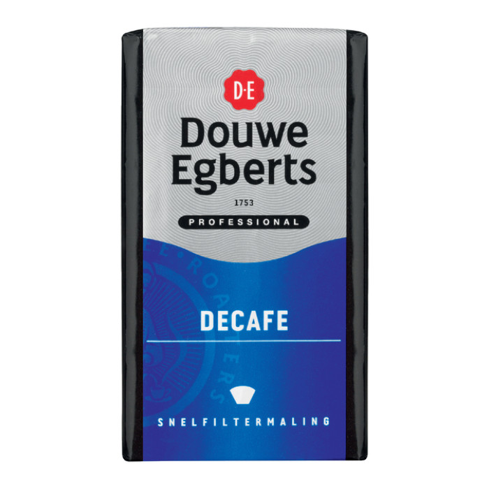 Koffie Douwe Egberts snelfiltermaling decafe 250gr