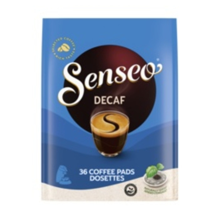 Koffiepads Douwe Egberts Senseo decafe 36 stuks
