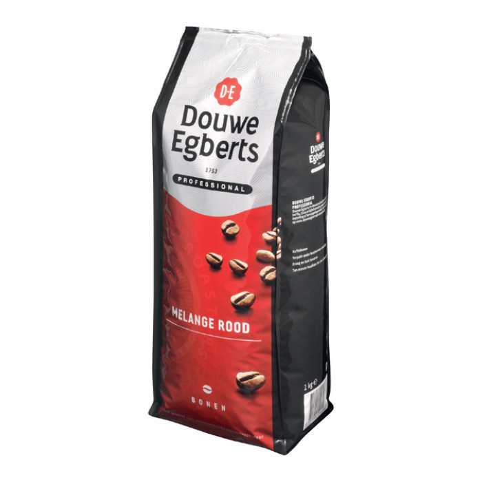 Koffie Douwe Egberts bonen Melange Rood 1kg