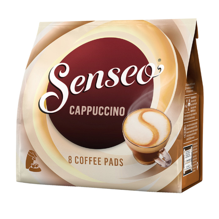 Koffiepads Douwe Egberts Senseo cappuccino 8 stuks
