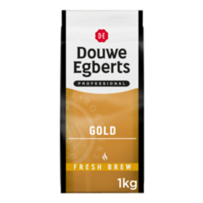 Koffie Douwe Egberts Fresh Brew Gold voor automaten 1kg