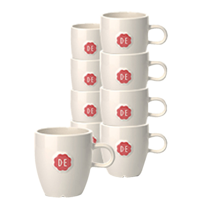 Kopje Douwe Egberts Lungo 180ml wit