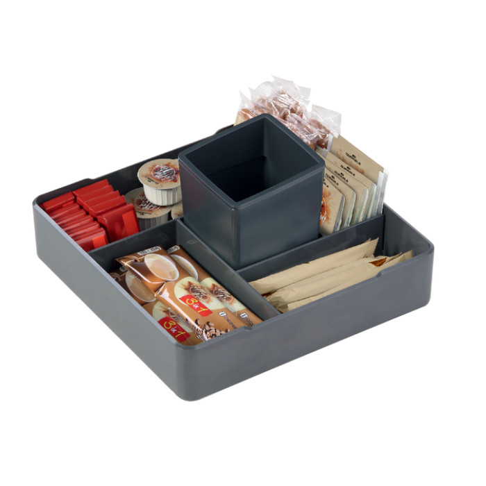 Afvalbak Durable Coffee Point antraciet