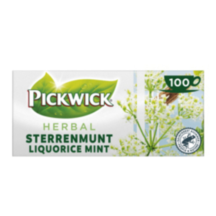 Thee Pickwick sterrenmunt 100x2gr met envelop