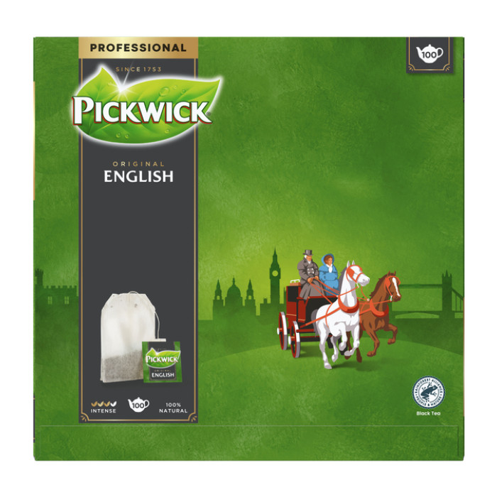 Thee Pickwick engelse melange 100x4gr zonder envelop