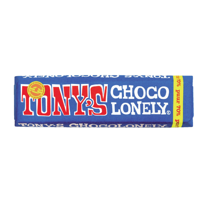 Chocolade Tony's Chocolonely puur reep 50 gr