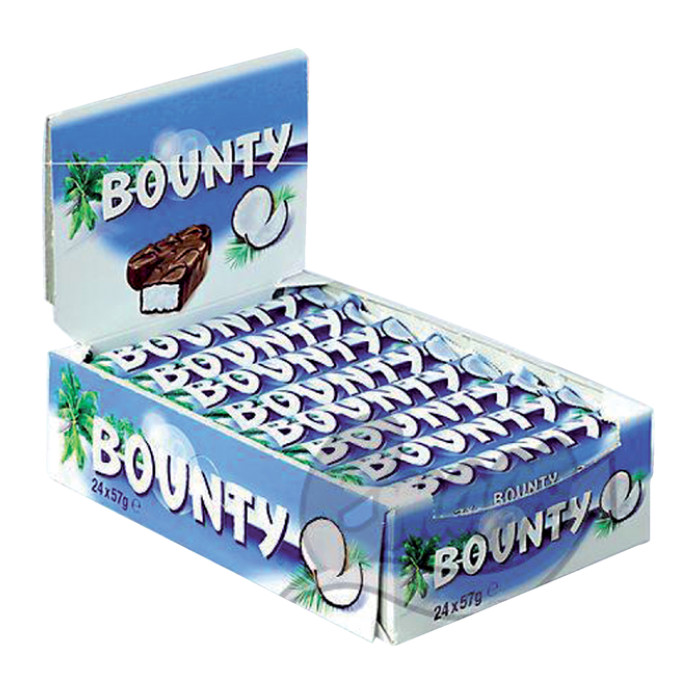 Snoep Bounty reep 24x57 gram