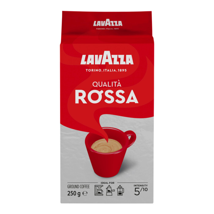 Koffie Lavazza gemalen Qualita Rossa 250gr