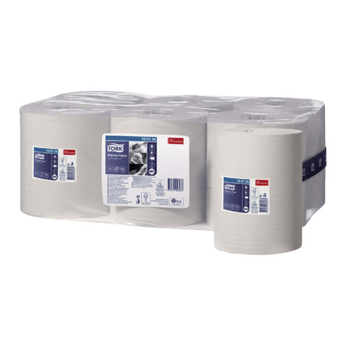 Poetspapier Tork M2 Advanced 1-laags 275m wit 100134