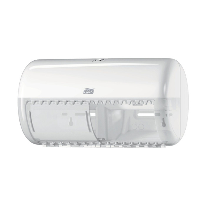 Toiletpapierdispenser Tork T4 Elevation duo wit 557000