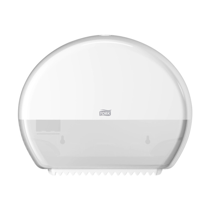 Toiletpapierdispenser Tork T2 Elevation jumbo klein wit 555000
