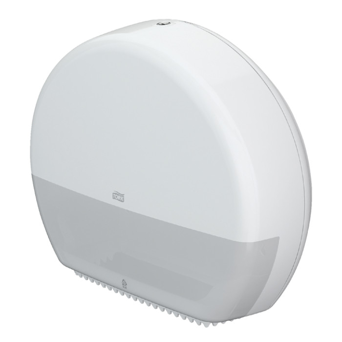 Toiletpapierdispenser Tork T1 Elevation jumbo wit 554000