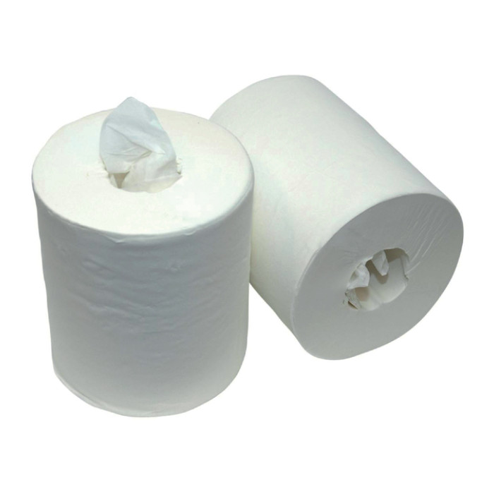 Poetsrol Cleaninq Midi 1-laags 21,5xØ19cmx275m 6 rollen
