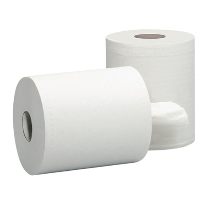 Poetsrol Cleaninq Midi 1-laags 21,5xØ19cmx275m 6 rollen