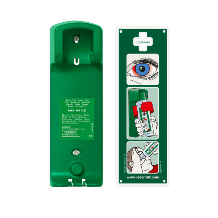 Oogdouche Cederroth 500ml wandhouder