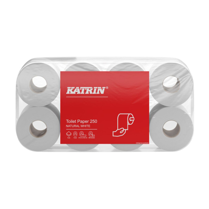 Toiletpapier Katrin 2-laags 250 vel naturel 169505