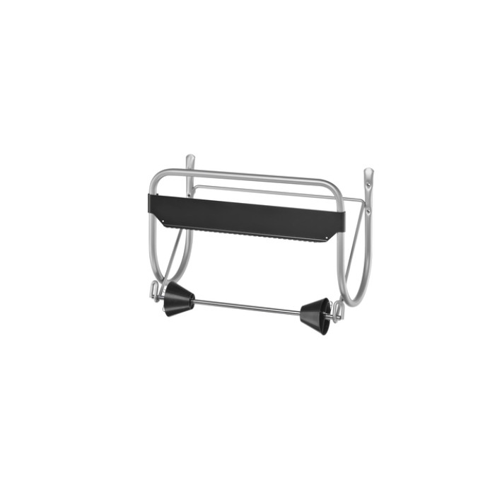 Poetspapierdispenser Satino CR1 muurstandaard zilver 332380