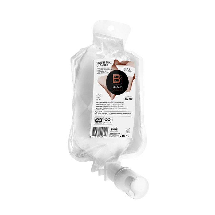 Toiletbrilreiniger BlackSatino SC10 750ml Qlash 332230