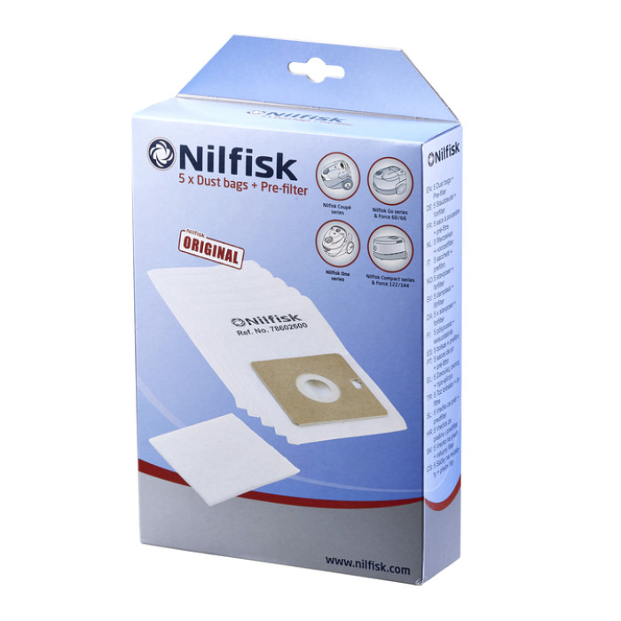 Stofzuigerzak Nilfisk One en Coupe 5 stuks