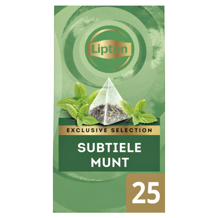 Thee Lipton Exclusive subtiele munt 25x2gr
