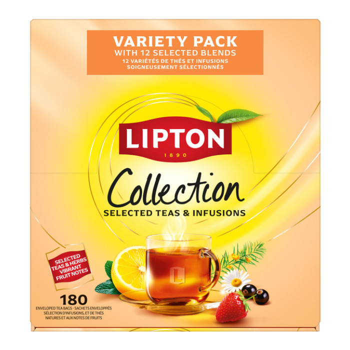 Thee Lipton assortimentsbox 12x15stuks