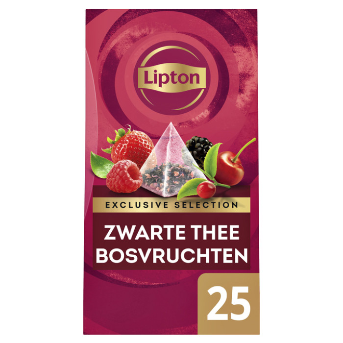 Thee Lipton Exclusive bosvruchten 25x2gr